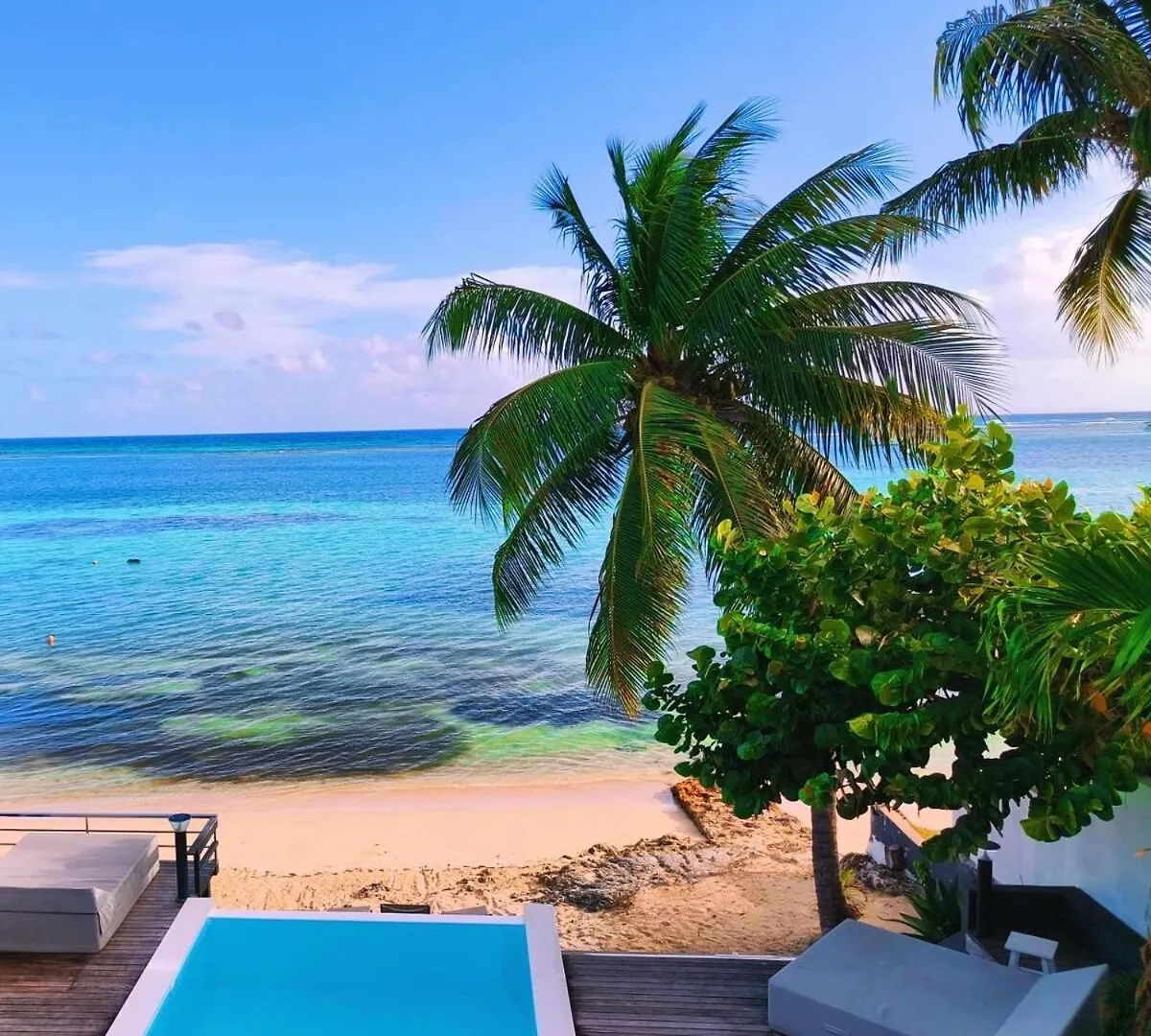 Villa Avec Piscine Et Plage Privee Sur Le Lagon Saint-Francois